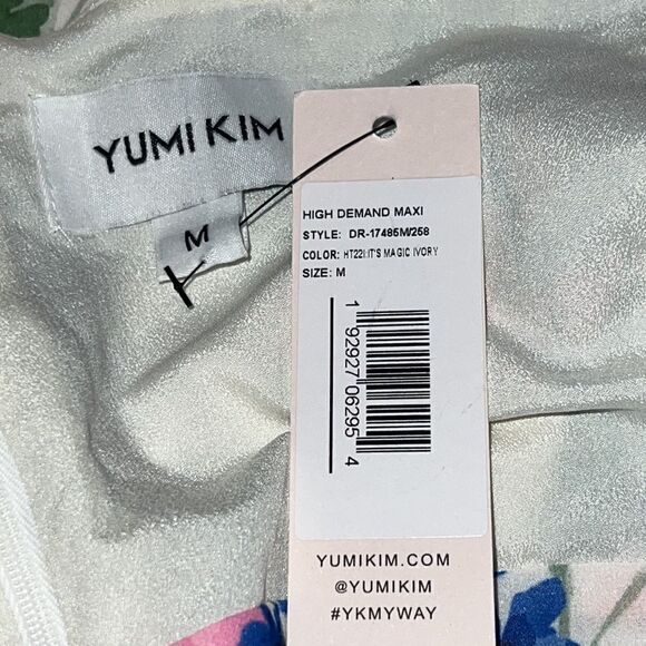 NWT Yumi Kim High Demand Maxi Dress in It's Magic Ivory Medium Revolve - Picture 13 of 14